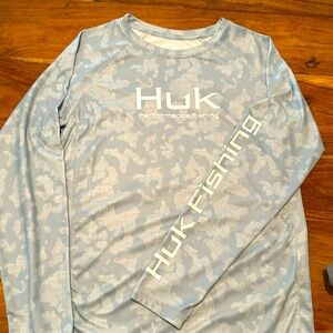 Huk Youth Large Boys Fishing Shirt